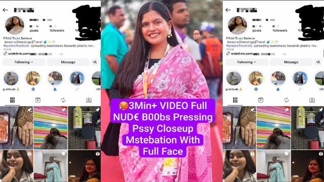 Famous Travel Influencer – Exclusive Nude Pressing Boobs